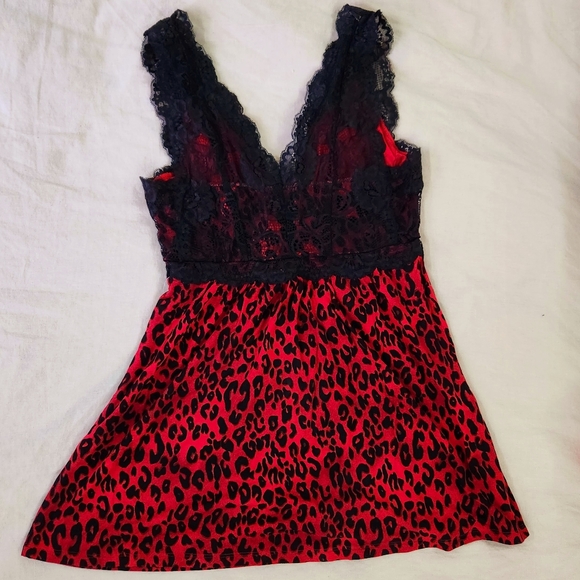 Soma camisole and thong black lace cool nights set size xs - Picture 3 of 5